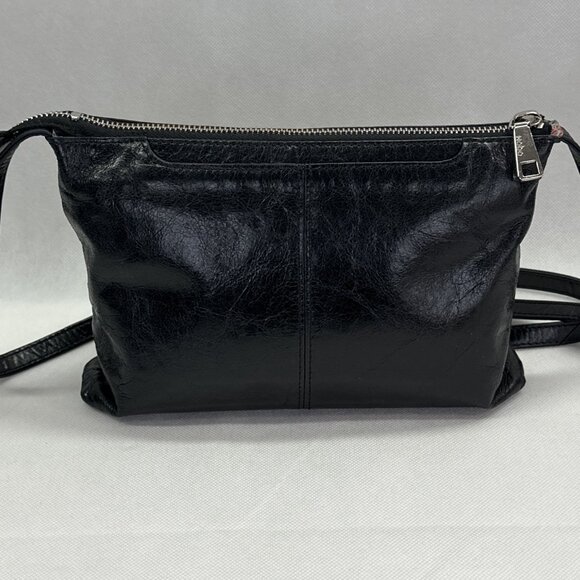 Hobo Mara Leather Zippered Crossbody Bag with Silver-tone Hardware - Picture 2 of 11
